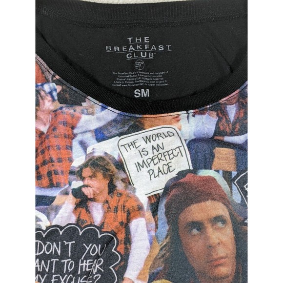 The Breakfast Club sleeveless T-shirt, black 100% polyester size Small (S) - Picture 5 of 5